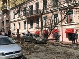 Последствия урагана в Киеве