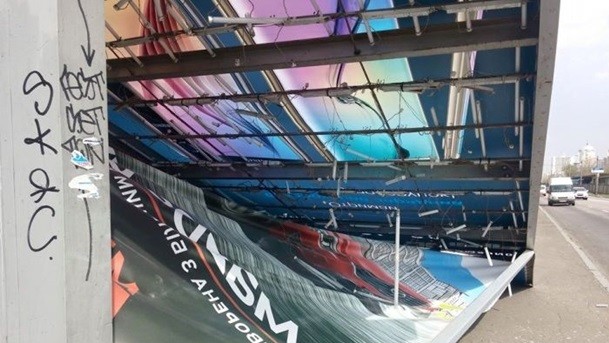 Последствия урагана в Киеве