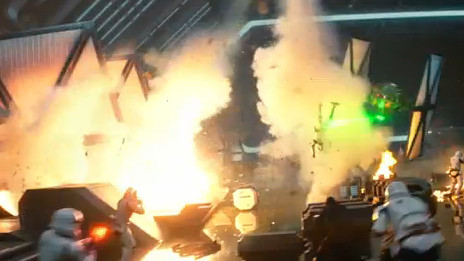 Кадр 7-го эпизода "Звездных войн"