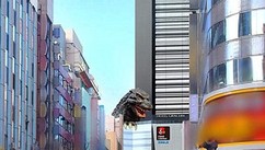 Голова Годзілли зроблена досить реалістично