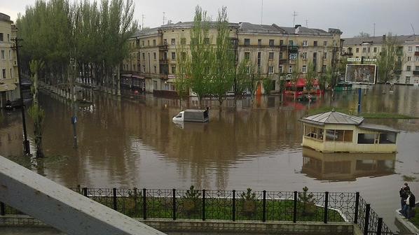 Краматорск затопило