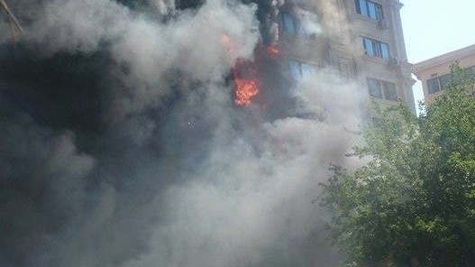 Стовп диму було видно здалеку