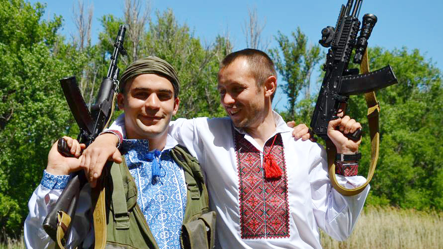 Бійці в Луганській області