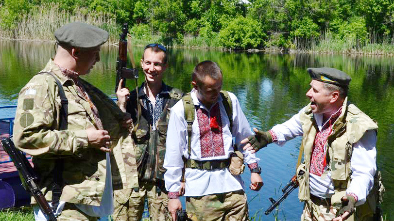 Бійці в Луганській області