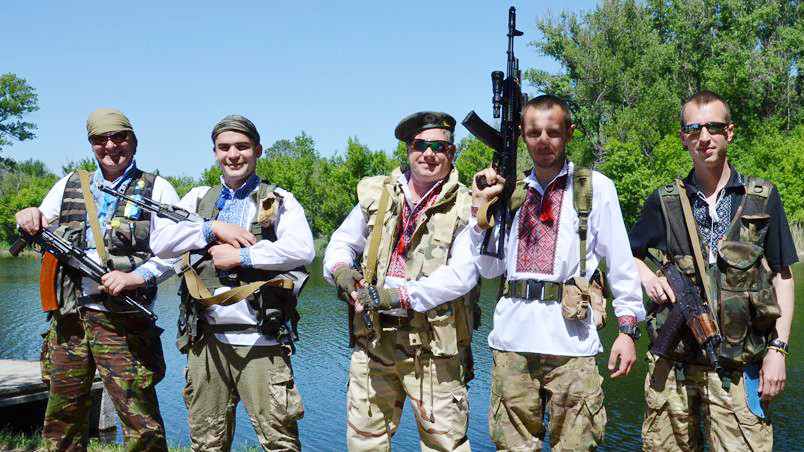 Бійці в Луганській області