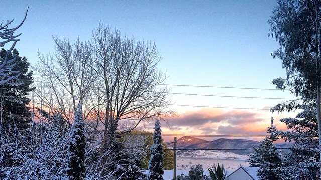 Австралия под снегом