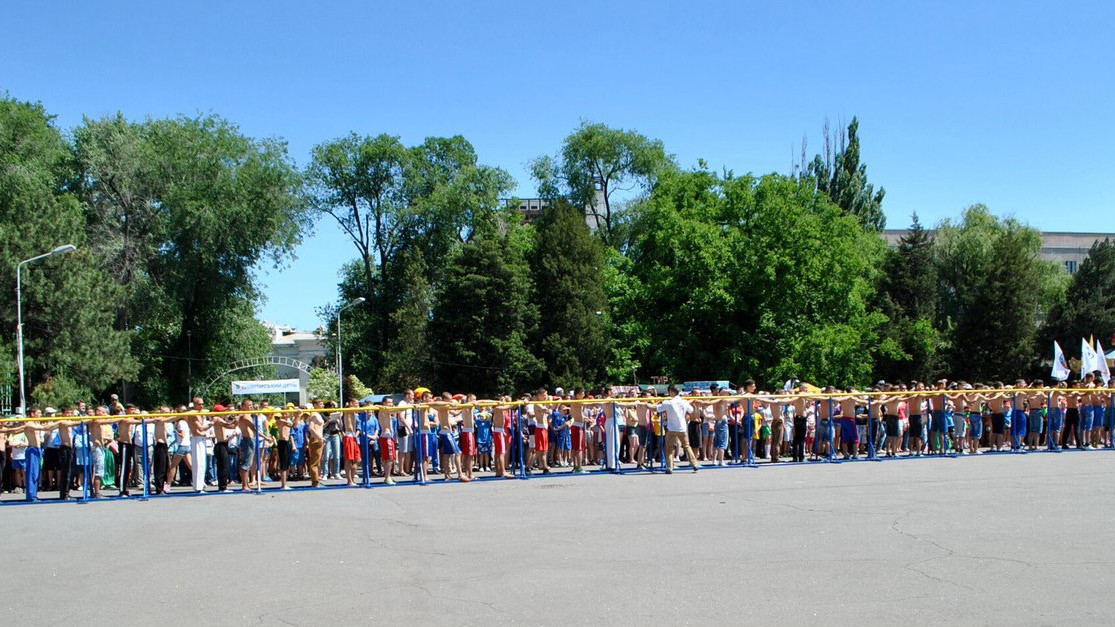 Фестиваль был посвящен здоровому образу жизни