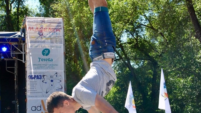 Фестиваль был посвящен здоровому образу жизни