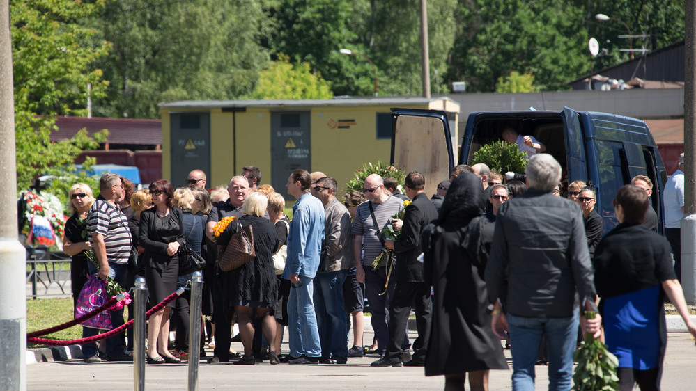 Похорон Жанни Фріске