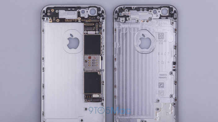 Задняя панель нового iPhone 6S