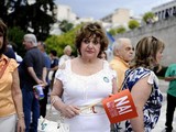 Митинг в поддержку еврозоны, Афины, 30 июня