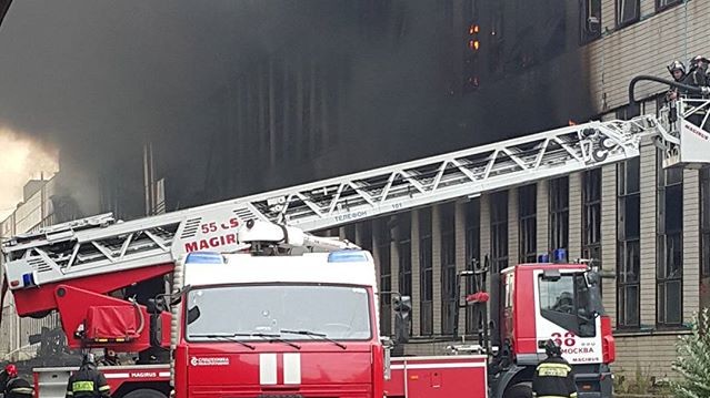 Пожежа в Москві