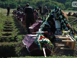 Похороны бойцов в Запорожье