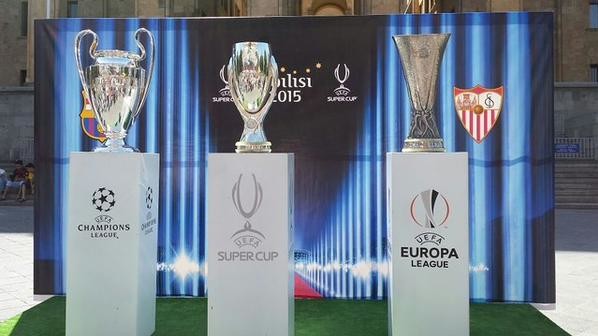 Трофеї ЛЧ, ЛЄ і Суперкубок