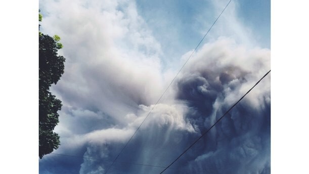 Виверження вулкана в Індонезії