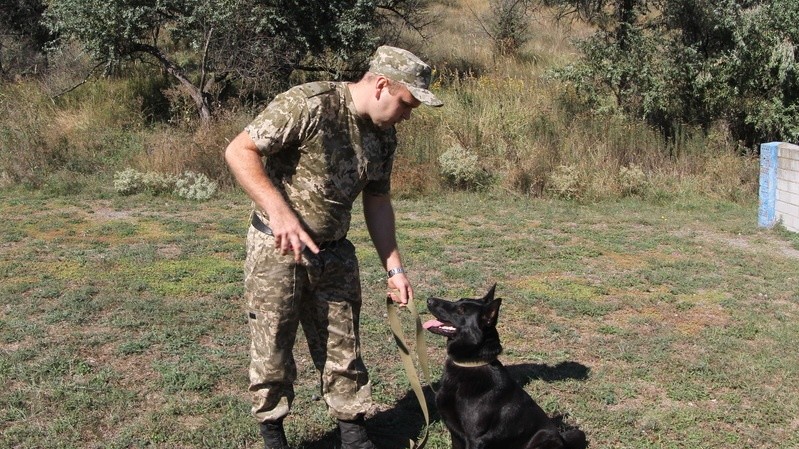 Кинолог Константин Гром и Герда