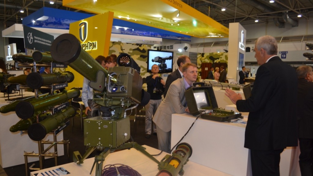 На выставке представлены образцы современного оружия