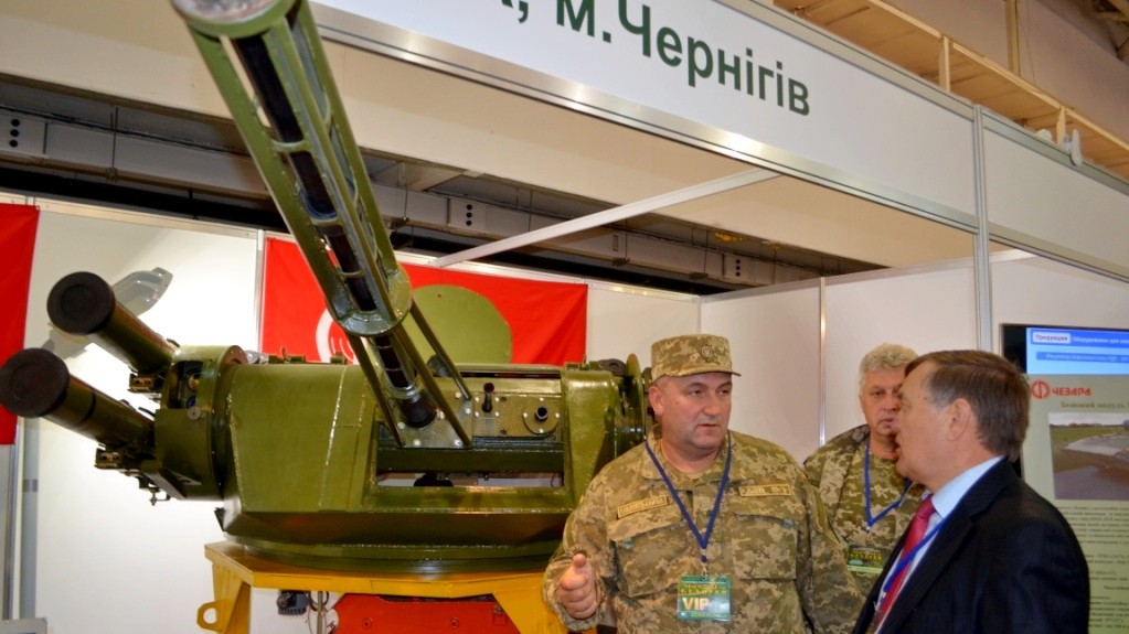 На выставке представлены образцы современного оружия