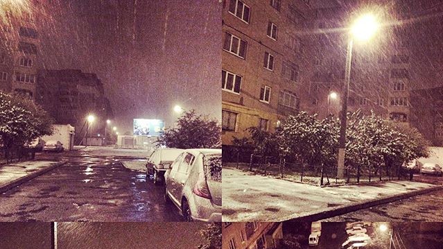 Сніг у Львові