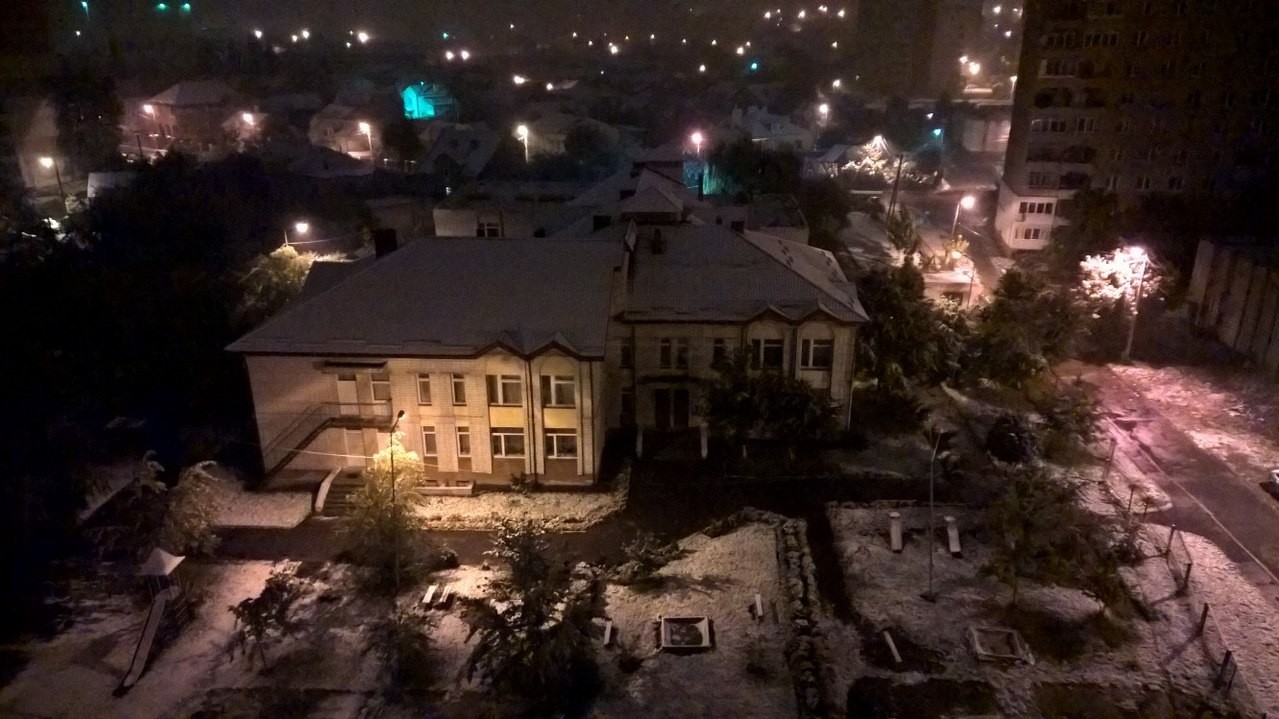 Сніг у Львові