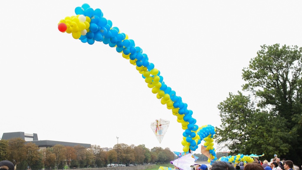 На акцію прийшли сім'ї з дітьми