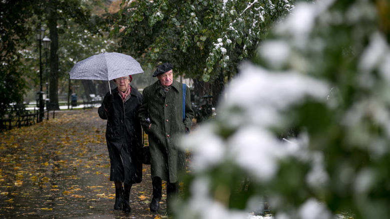 Сніг у Польщі