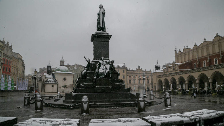 Сніг у Польщі