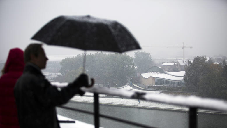 Сніг у Польщі