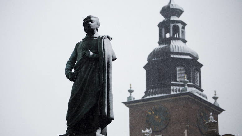 Сніг у Польщі