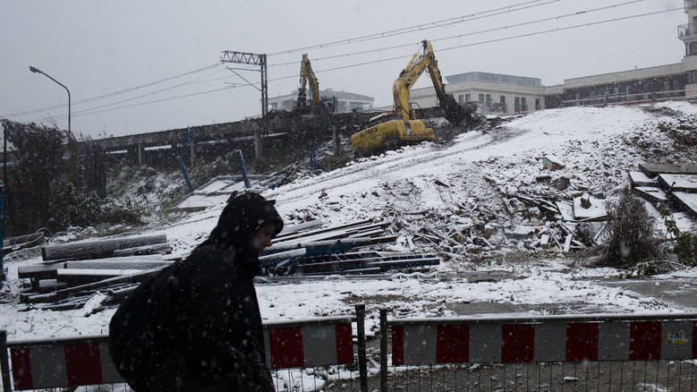 Сніг у Польщі