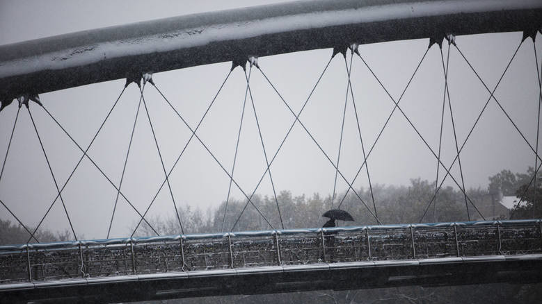 Сніг у Польщі