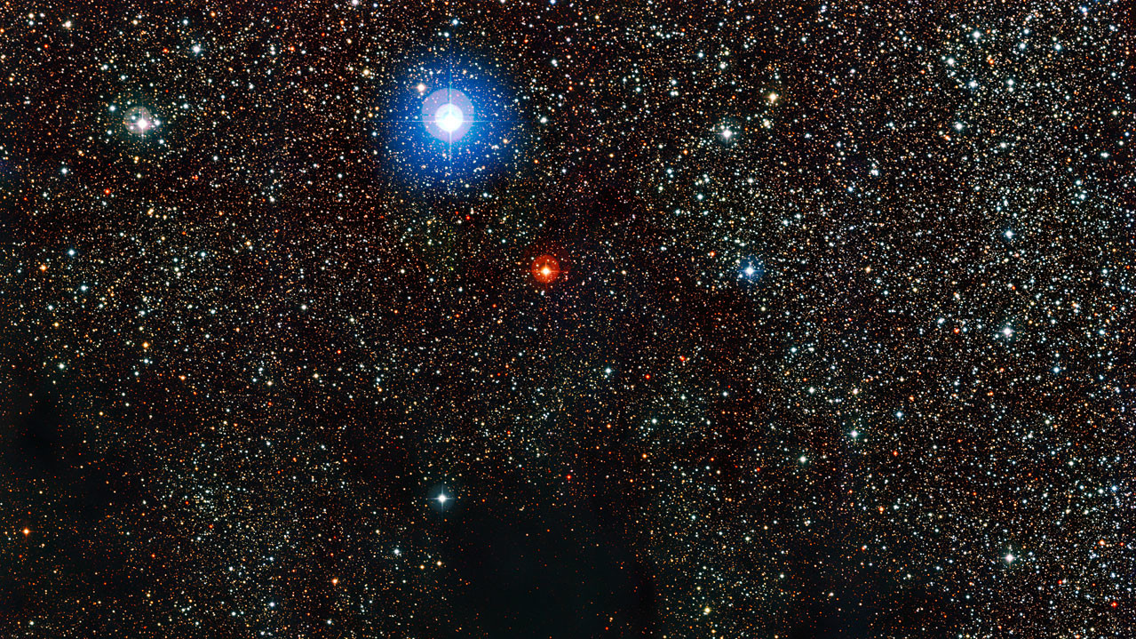«Угольный мешок» находится на расстоянии 600 световых лет от нас в созвездии Южного Креста