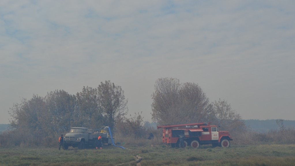 Под Киевом горят торфяники