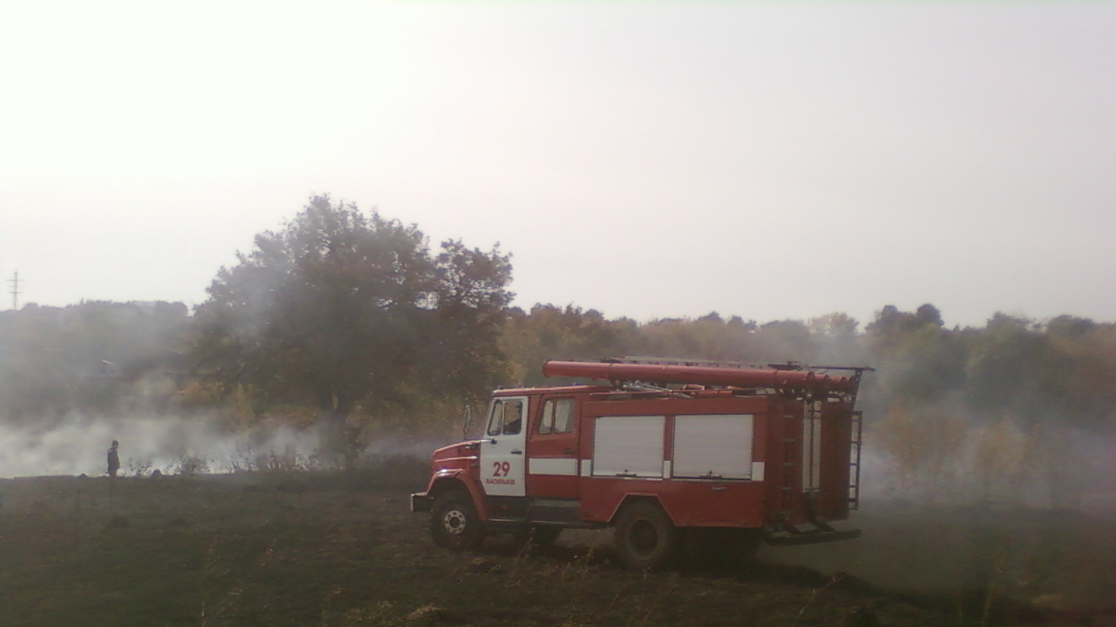 Под Киевом горят торфяники