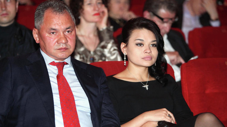 Сергій Шойгу з дочкою Ксенією