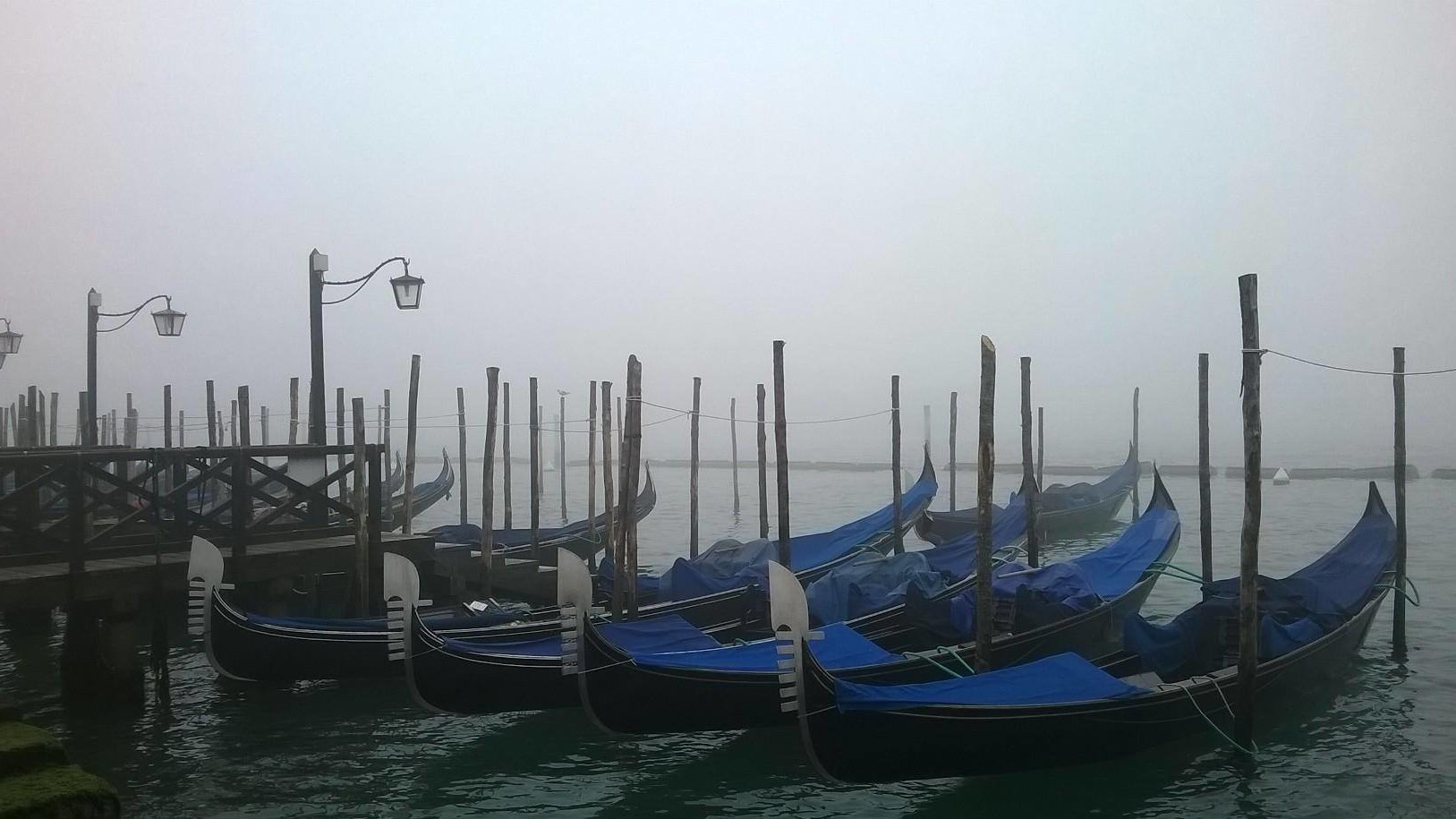 Венеція в тумані набуває загадковий вигляд