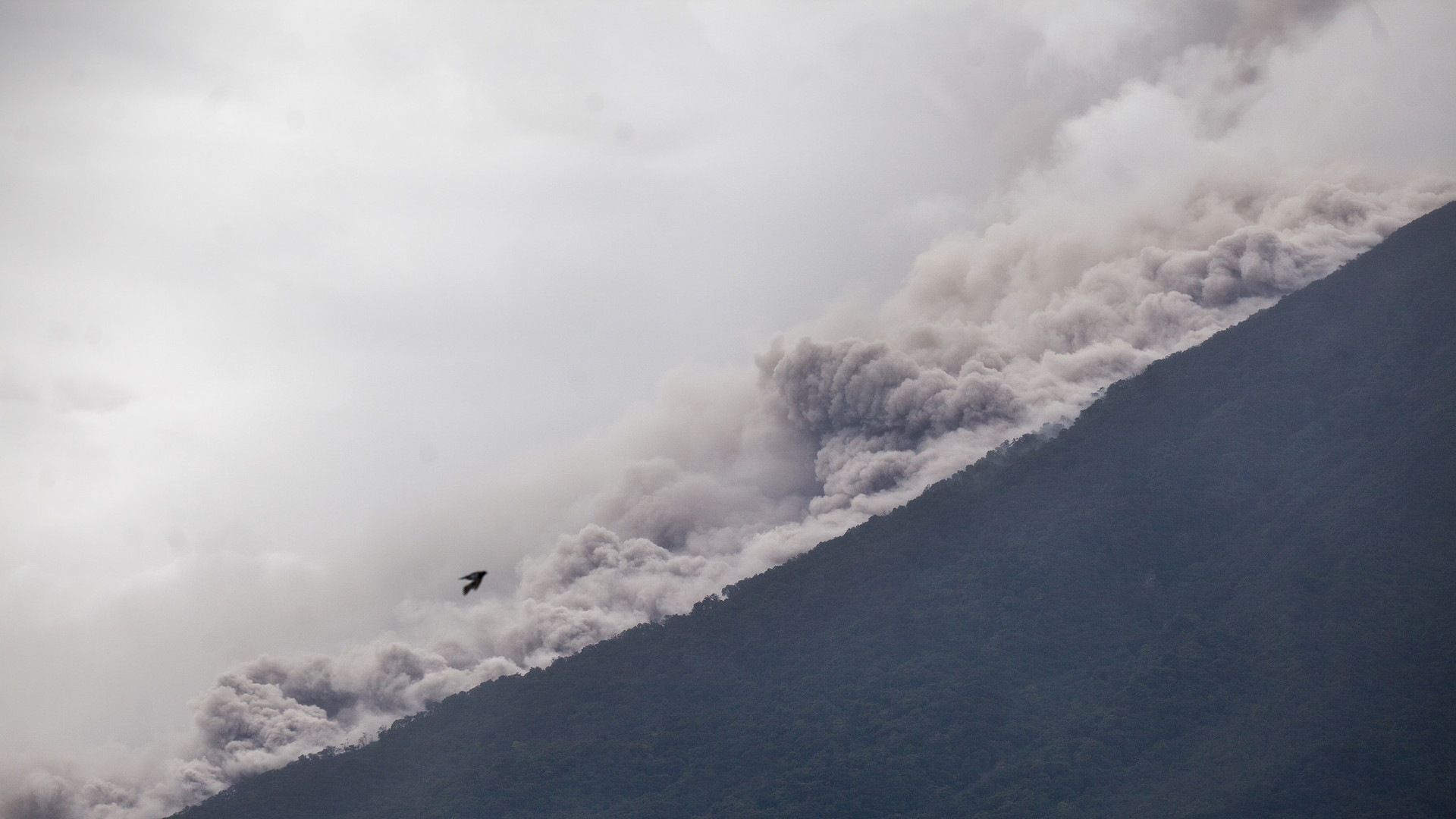 Извержение вулкана Фуэго