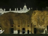 Світлове шоу у Ватикані