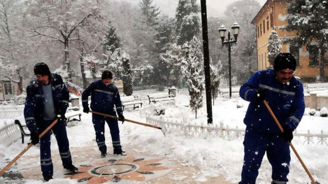 Снегопад в Турции