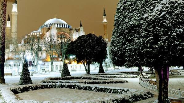 Снегопад в Турции