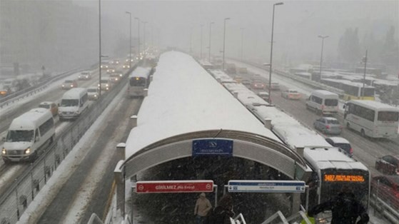 Снегопад в Турции