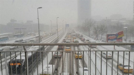 Снегопад в Турции