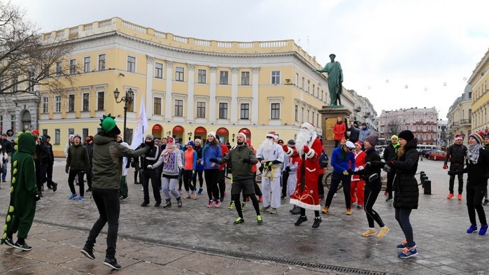 Новорічна пробіжка в Одесі
