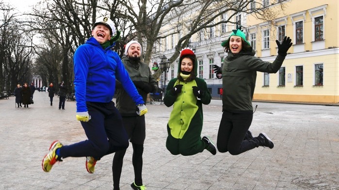 Новорічна пробіжка в Одесі