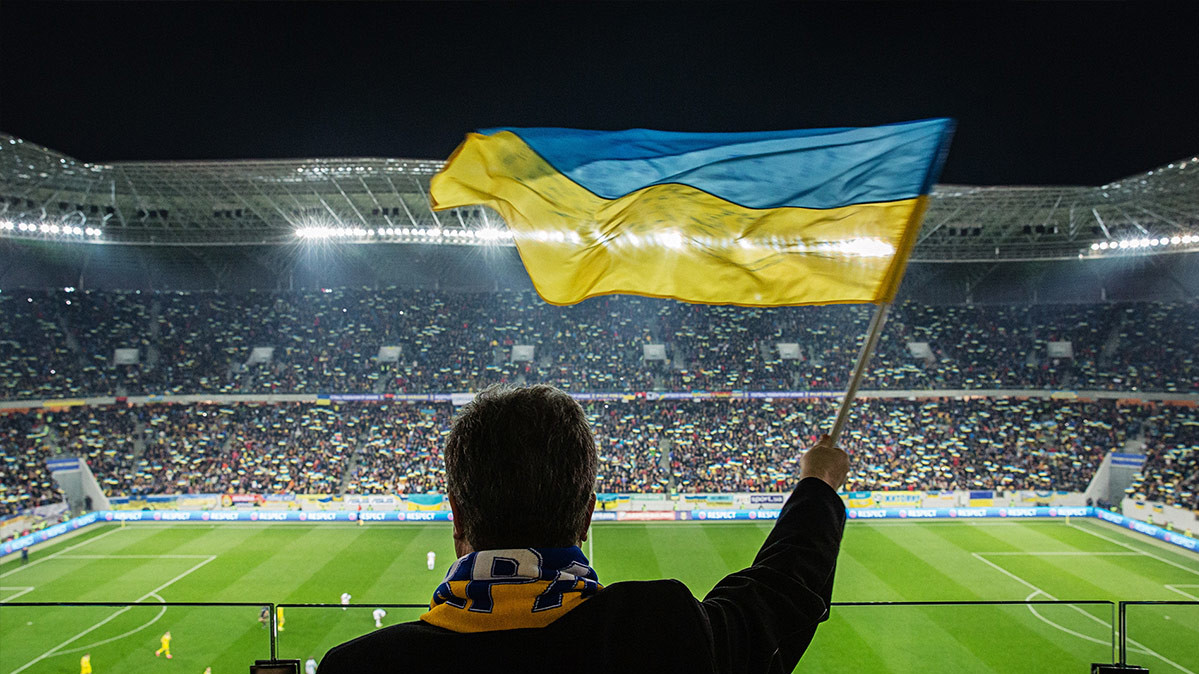 Матч Украина-Словения.