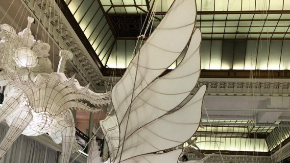 На виставці представлені роботи з циклу "Гра дитини"