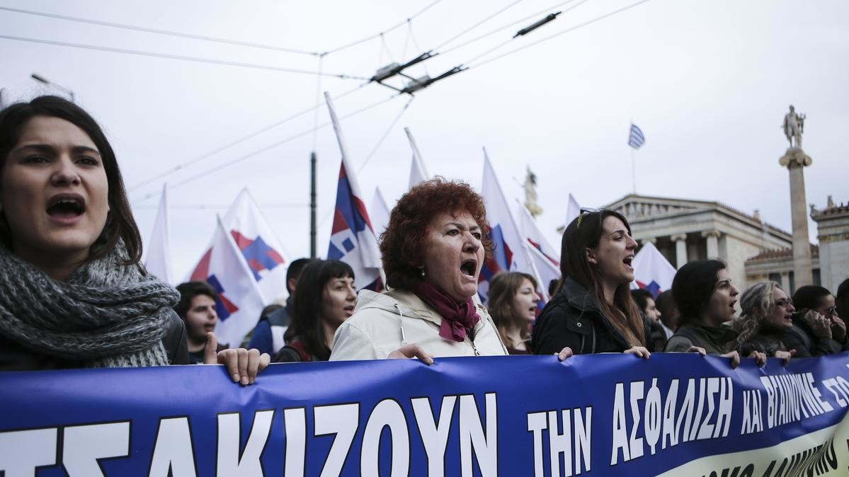Во время акции начались столкновения с правоохранителями