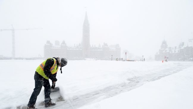 Снігопад в Оттаві