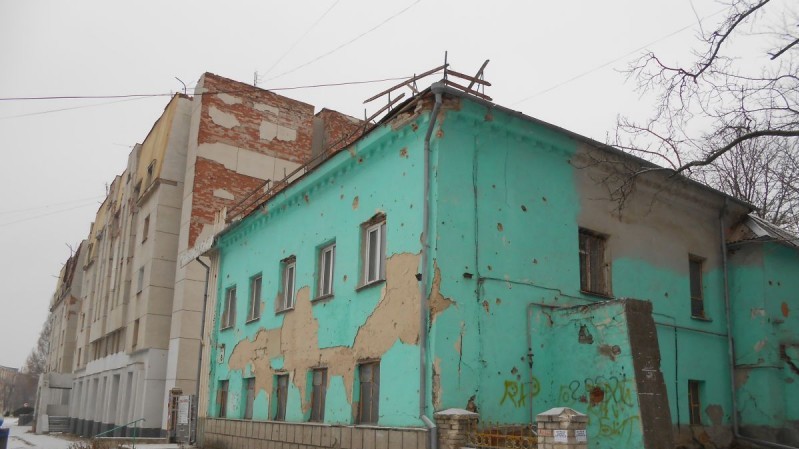 Луганськ у лютому виглядає похмуро