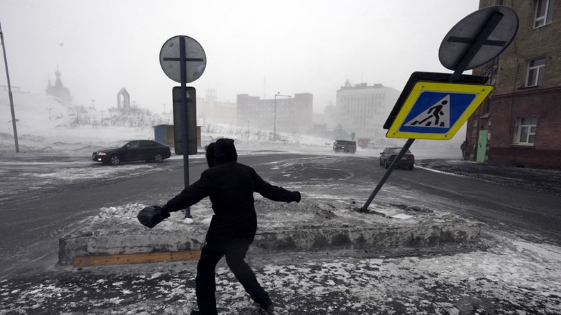 Шторм в Норильську